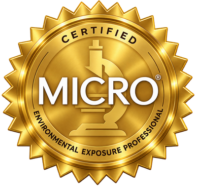 MICRO Certified Environmental Exposure Professional seal