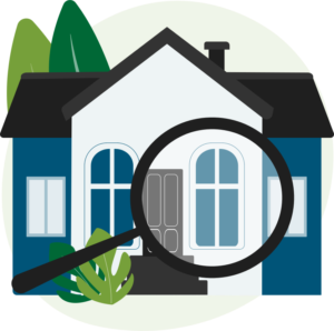 Building inspection illustration